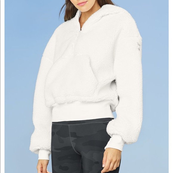 Alo Yoga Street side Half Zip Hoodie
